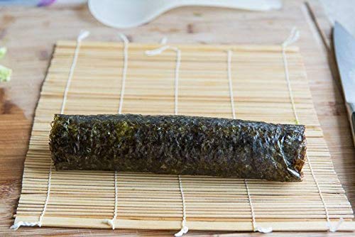 Food Library The Magic of Nature Bamboo Sushi Rolling Mat (Set of 2)