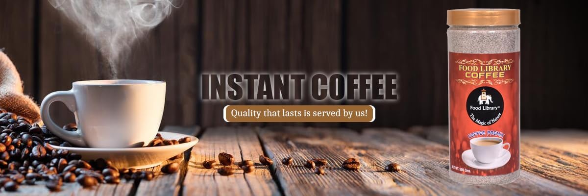 Food Library The Magic Of Nature Coffee Premix Powder | Cold & Hot Coffee Mix | Coffee Concentrate | Vietnamese Coffee Premix, 500gm