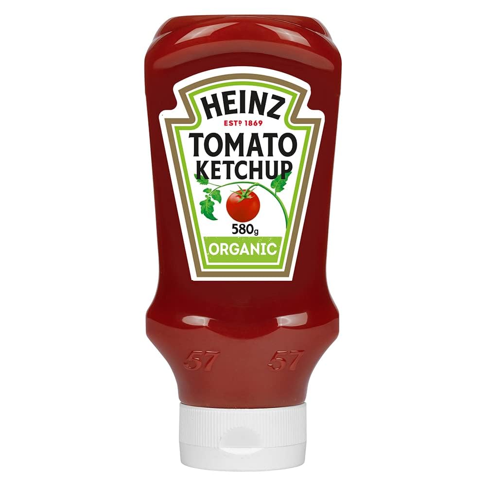 Organic Tomato Ketchup Pet Bottle, 580 grams (Imported) (Pack of 1)