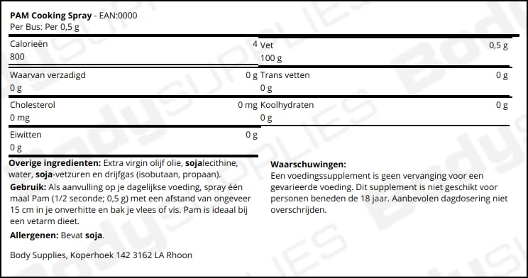 Pam GM Concepts Pam Spray Olive Oil,141G