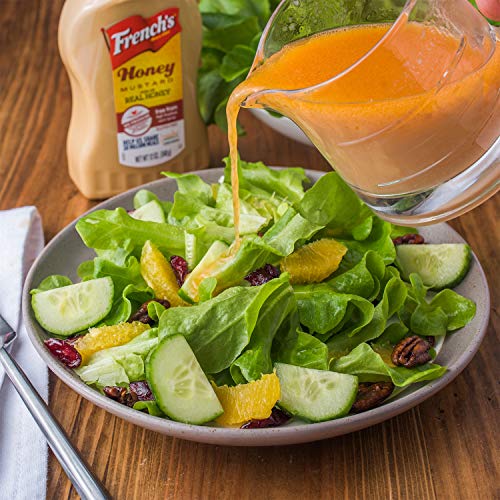 French’s Honey Mustard (340g) | Sweet & Tangy | Made With Real Honey | No Artificial Flavours | Perfectly Used in Vinaigrettes & Marinades