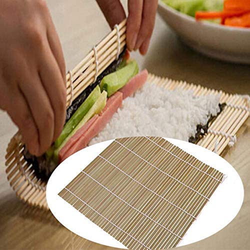 Food Library The Magic of Nature Bamboo Sushi Rolling Mat (Set of 2)