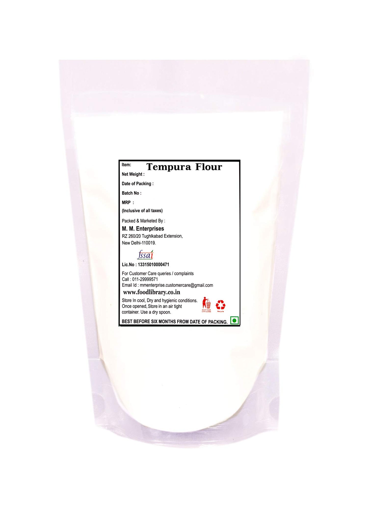 Food Library The Magic of Nature Tempura Flour (Batter Mix), 400 grams