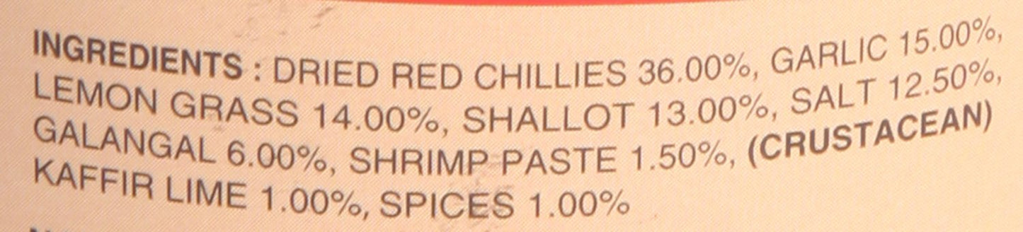 Namjai Masala - Red Curry Paste, 400g Pack