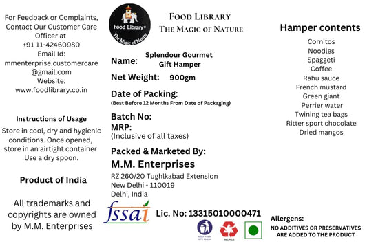 FOOD LIBRARY THE MAGIC OF NATURE Splendour Gourmet Gift Hamper