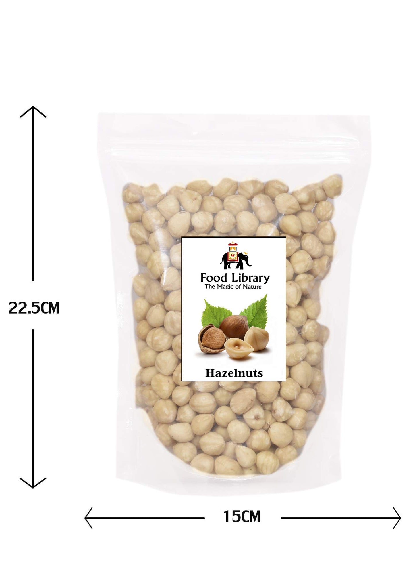Food Library Turkish Hazelnuts, 200g