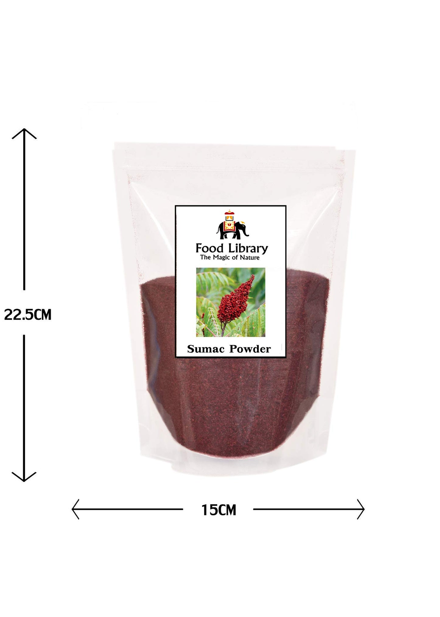 Food Library The Magic Of Nature World Flavours | Epicurean Spices | Global Seasonings | International Spices. (200gm, Sumac Berries Powder)