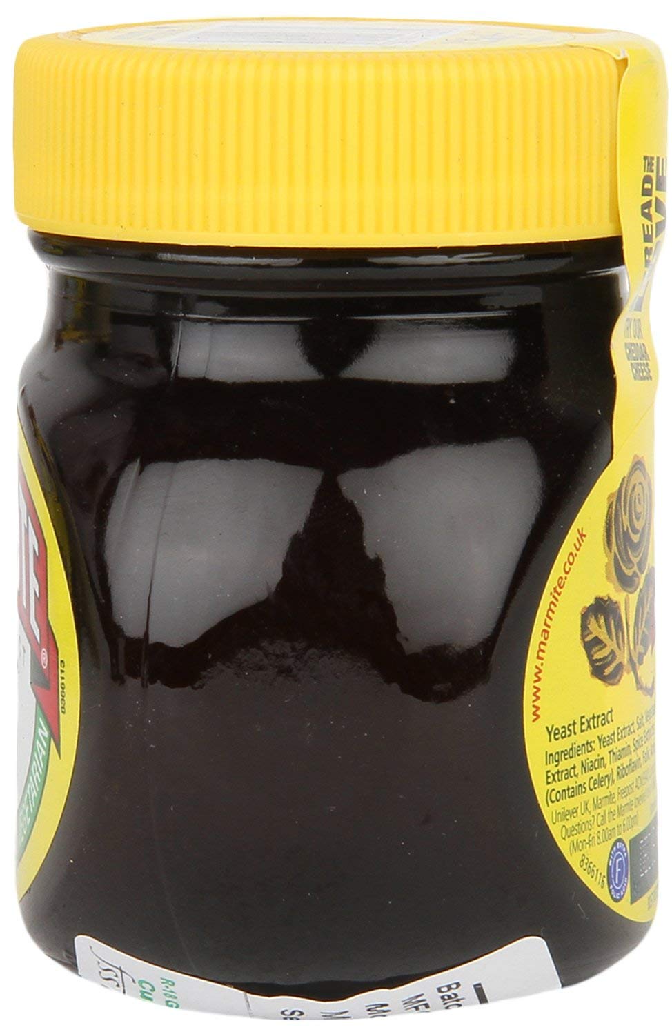 Marmite Yeast Extract, 4.4 oz / 125 g,Yellow,125 g (Pack of 1),254655