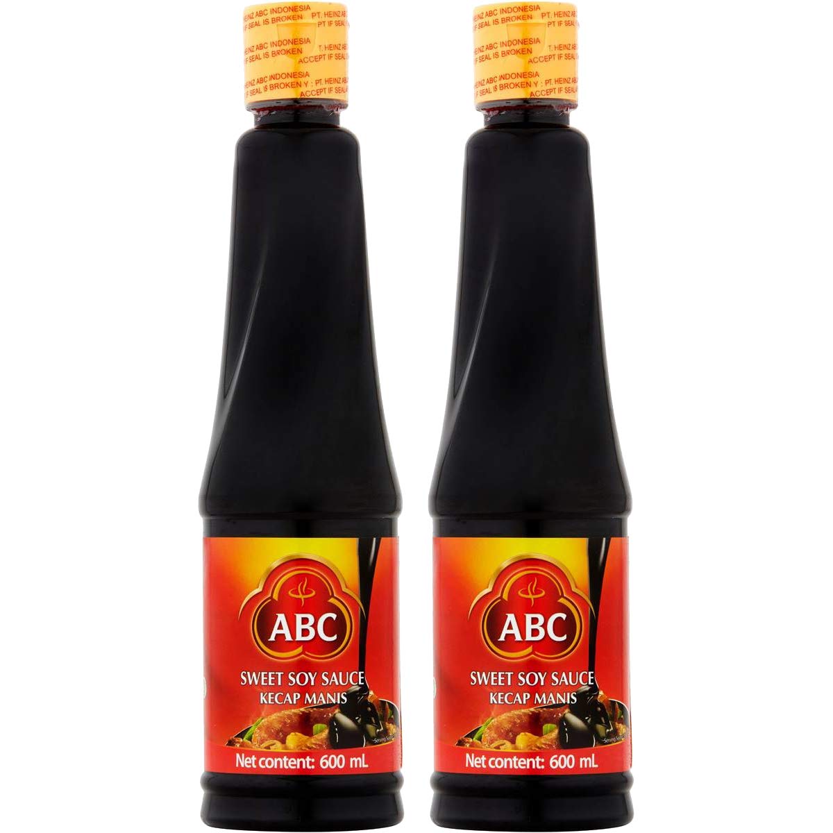 ABC Sweet Soy Sauce, Kecap Manis, 2 x 600 ml