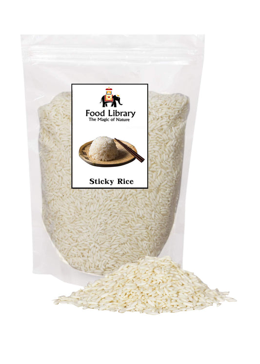 FOOD LIBRARY THE MAGIC OF NATURE Food Library Thai Sticky (Glutinous) Rice, 400Gm