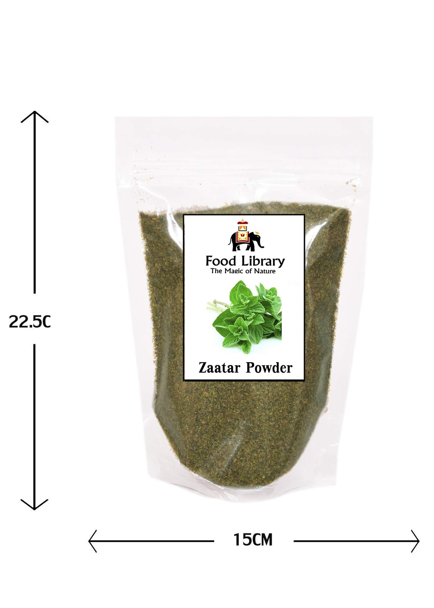 Food Library The Magic Of Nature World Flavours | Epicurean Spices | Global Seasonings | International Spices. (200gm, Middle Eastern Zaatar/Zatar Powder)