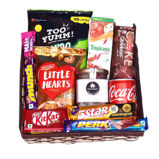 Food Library The Magic of Nature Rakhi / Diwali / Bhai dooj / Corporate Gifting / Valentine / Christmas Gift Hamper for Bhaiya & Bhabhi (All Occasions)