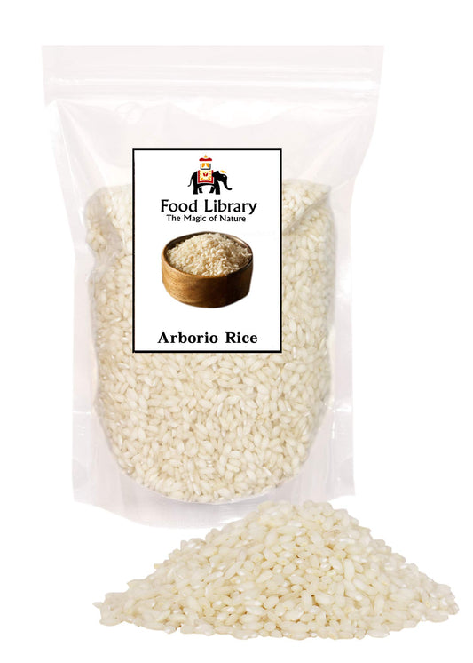 FOOD LIBRARY THE MAGIC OF NATURE Italian Arborio Rice, 800 Gram