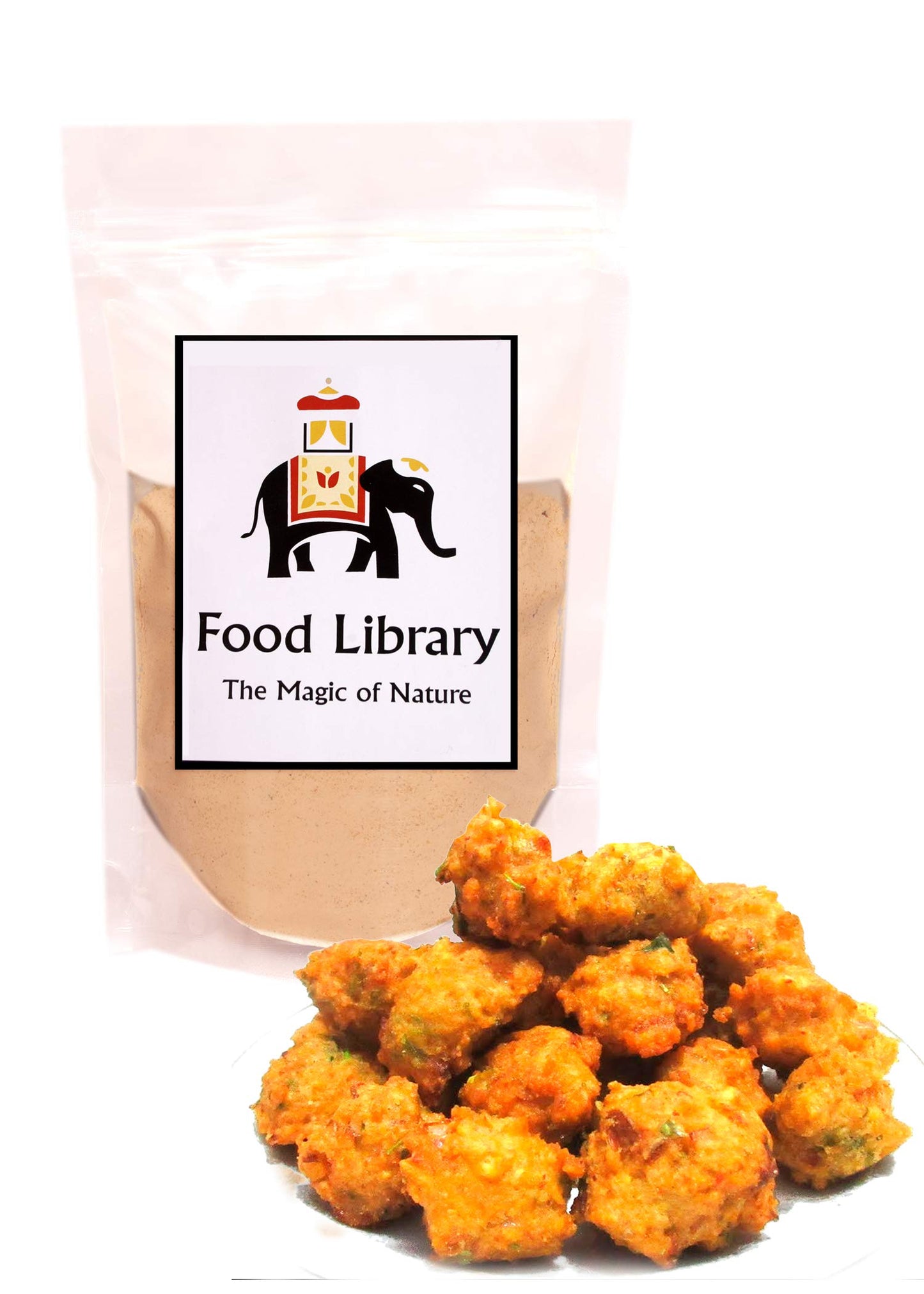 Food Library The Magic of Nature Instant Moong Dal Pakoda/Bhajiya Mixture, 400g