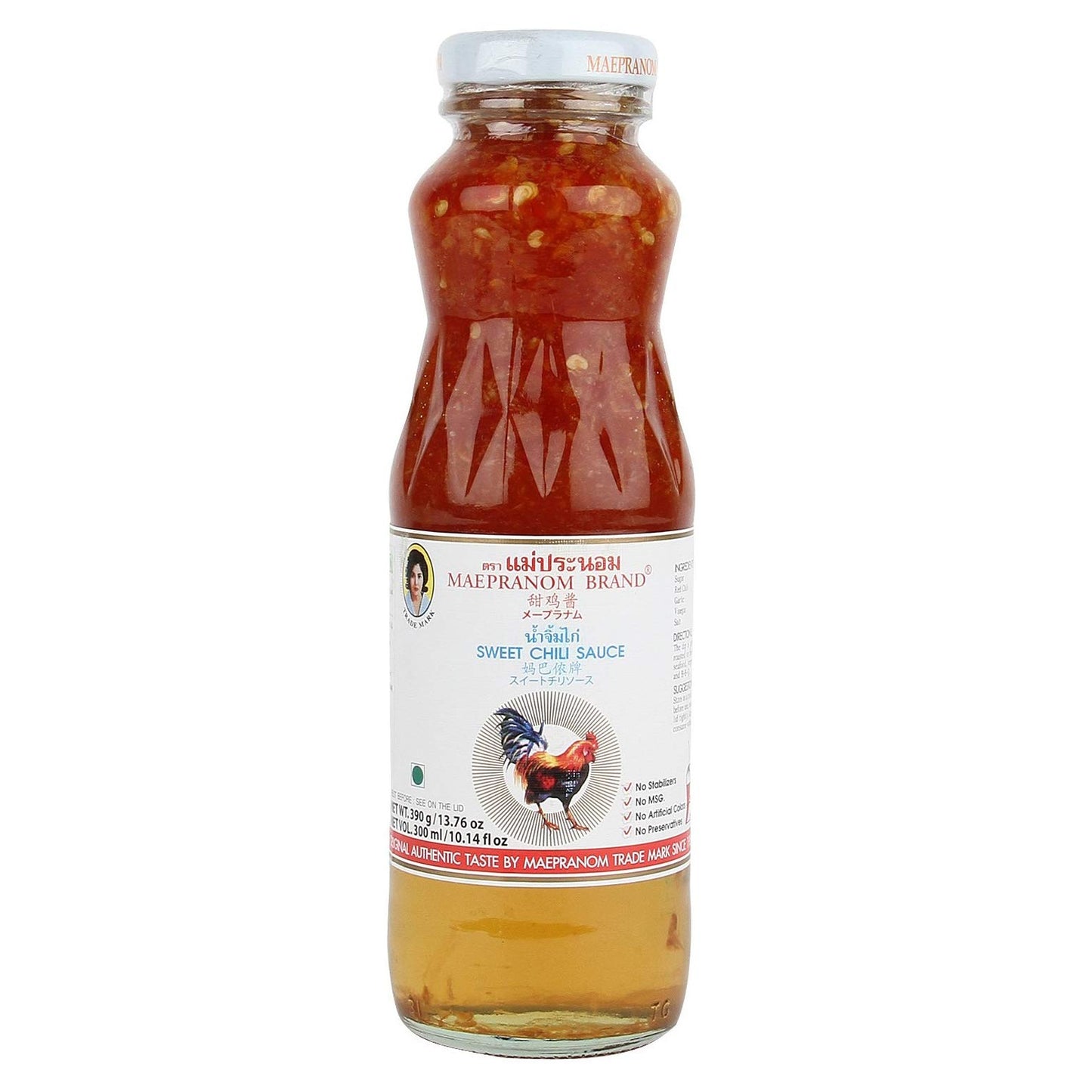 Mae Pranom Brand Sweet Chili Sauce,300 Ml 13.76 Oz 390 G