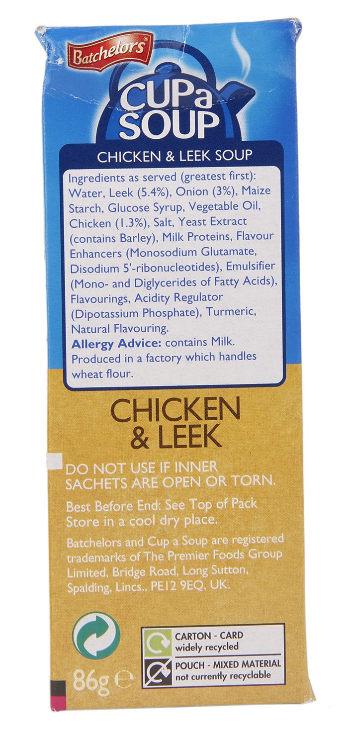 Batchelors Cup a Soup, Chicken and Leek, 86g