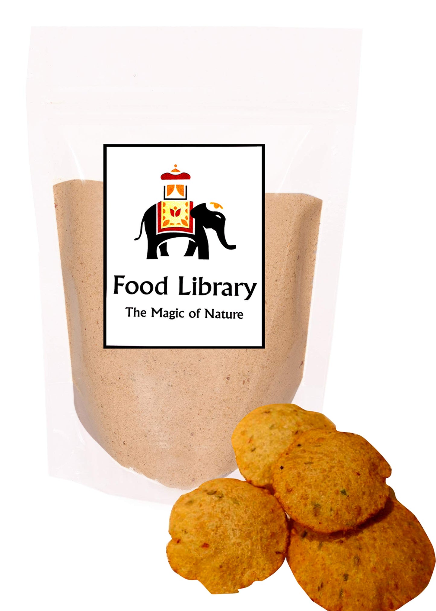 FOOD LIBRARY THE MAGIC OF NATURE Rajasthani Bedmi Poori Atta (Flour), 400 Grams