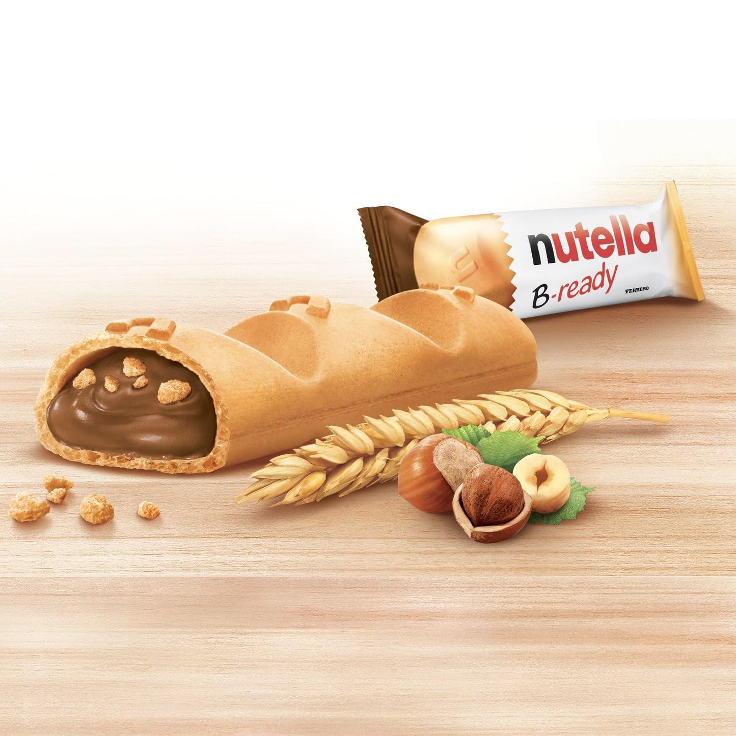Nutella B-Ready Wafer, 6 X 22 g