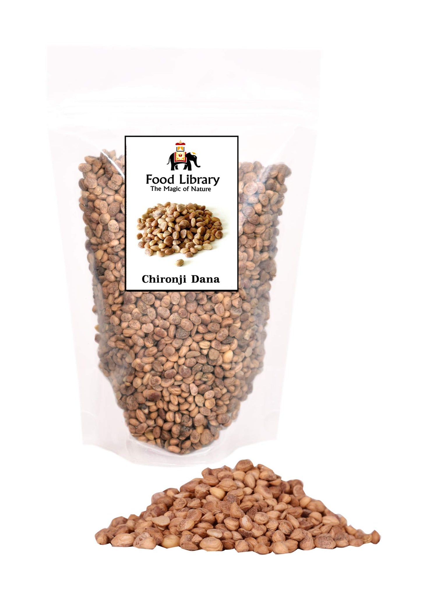 Food Library Chironji Dana - Almondette Kernels (400 g)