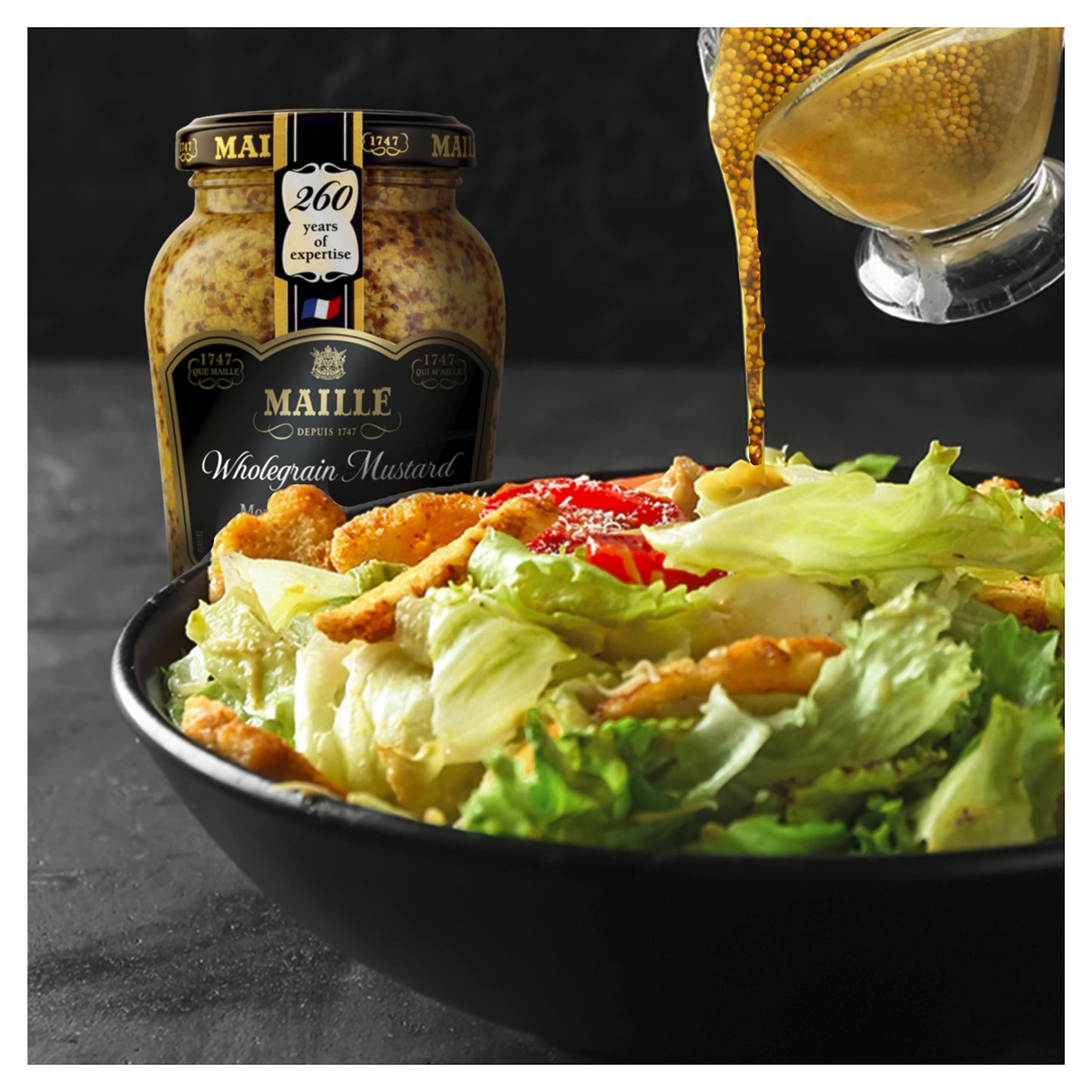 Maille Wholegrain Mustard, 7.41 oz ℮ 210 g