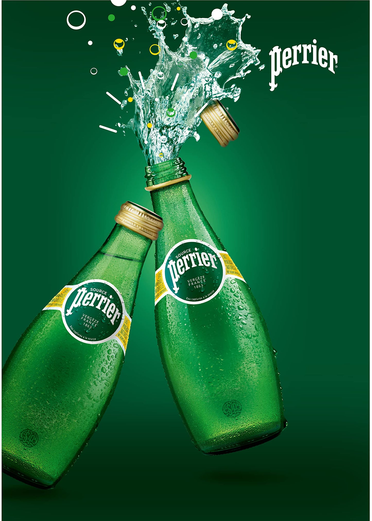 Perrier Carbonated Water (Sparkling Water) 330ml (Pack of 4)
