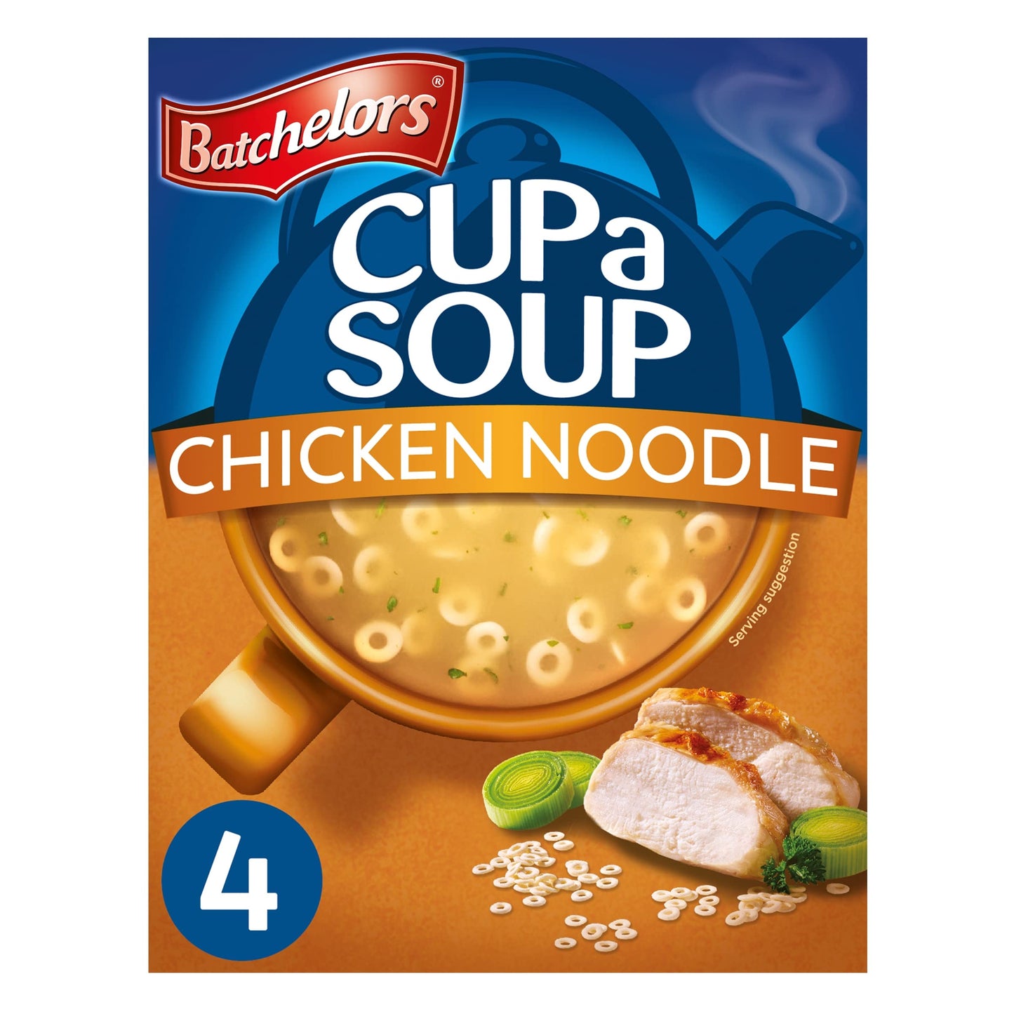 Batchelor's Cup A Soup 4 Sachets - Chicken Noodle, 94 g