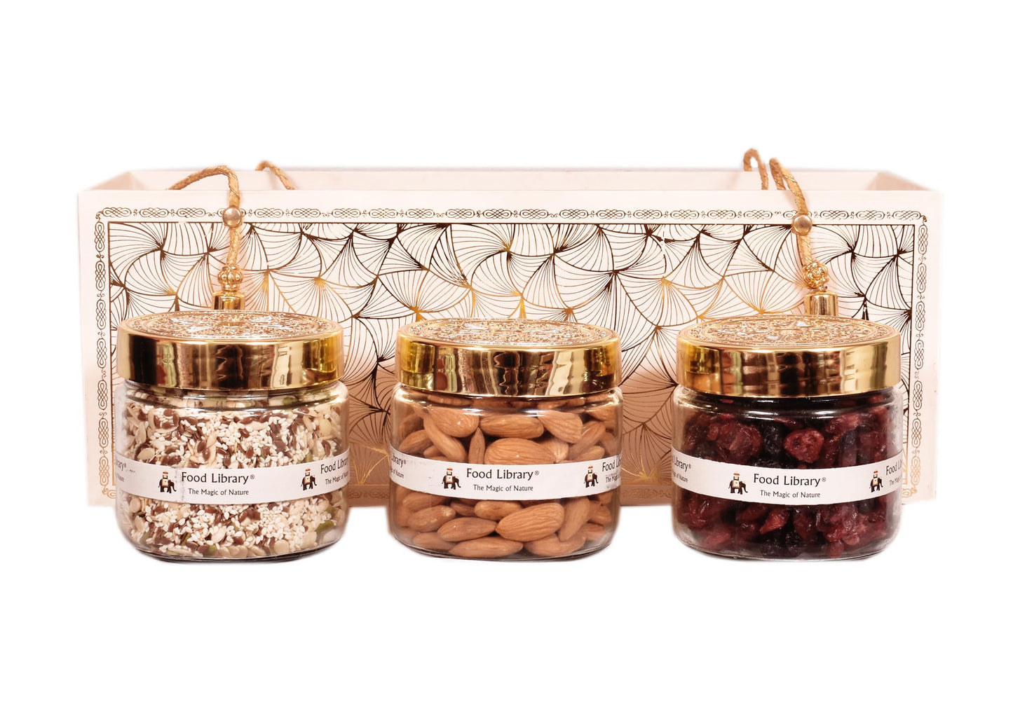 Food Library The Magic of Nature Luxury Diwali Dry Fruits Gift Hamper (Healthy Nutritious Wholesome Superfood)