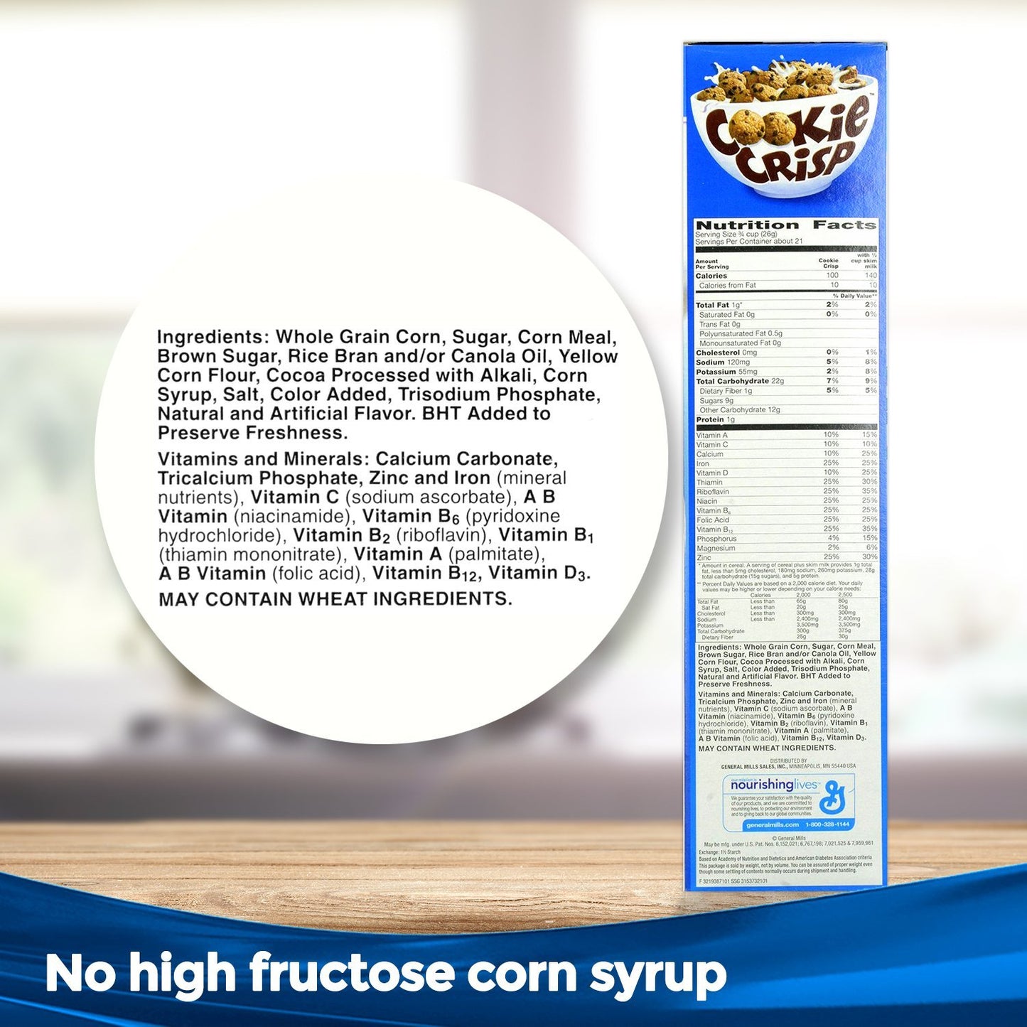 General Mills Cereal Cookie Crisp Cho, 318g