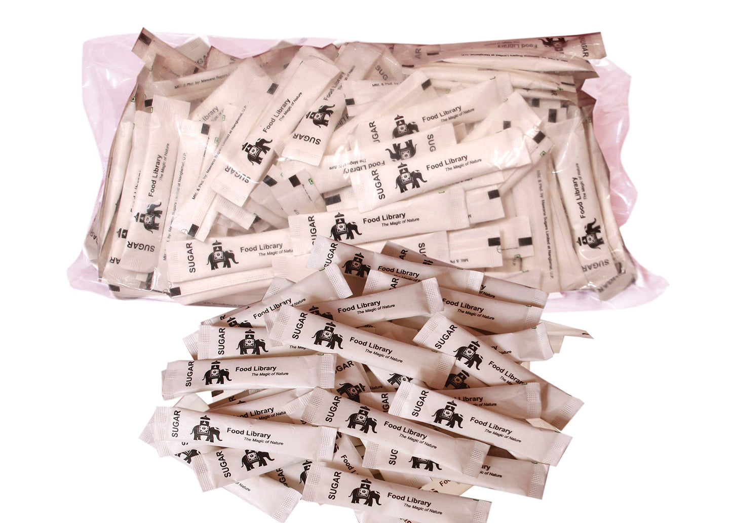 Food Library The Magic of Nature Superfine White Sugar Sachets, 5g (200 Count)