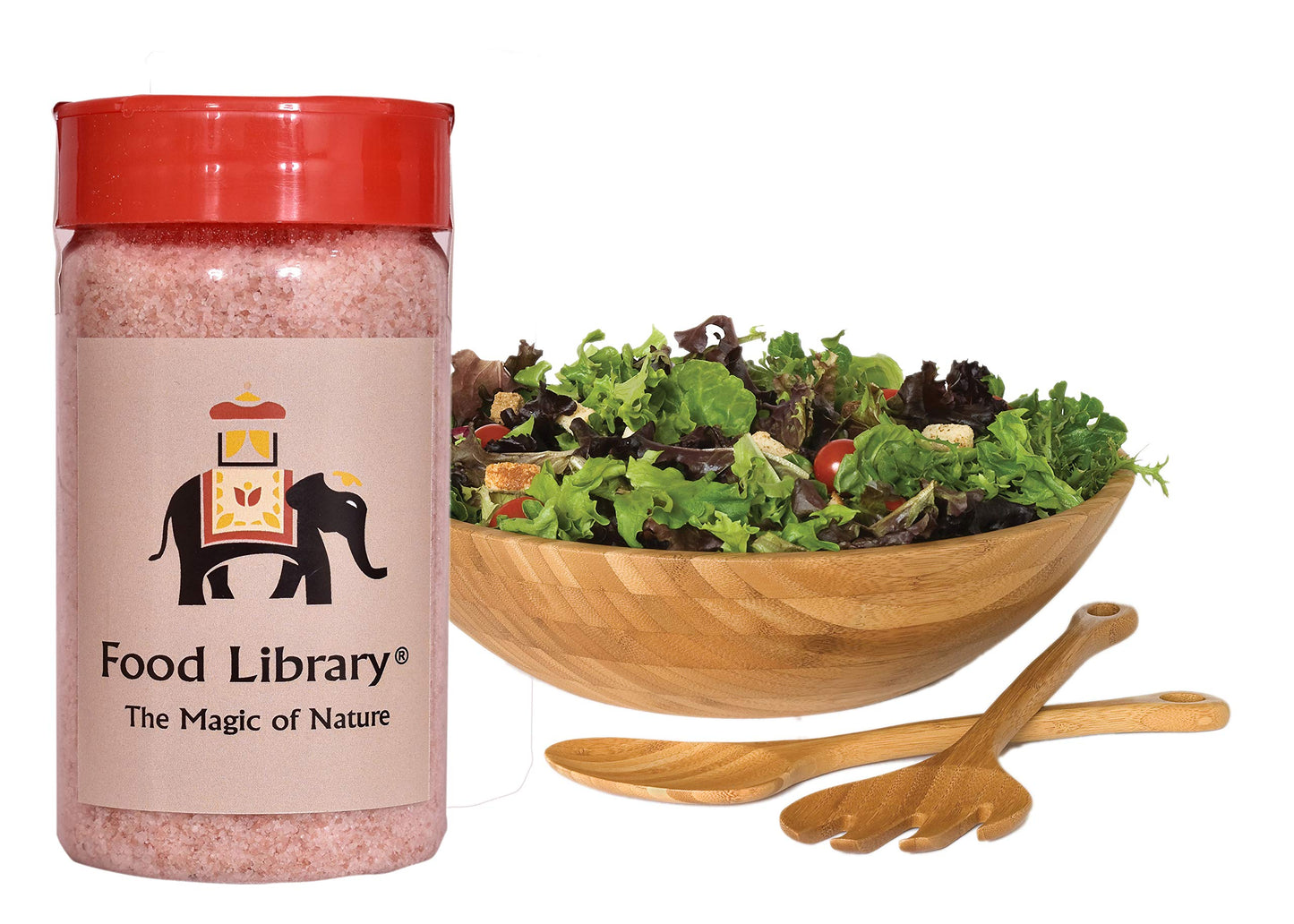 Food Library The Magic of Nature Natural Himalayan Pink Rock Salt Sprinkler, 200g