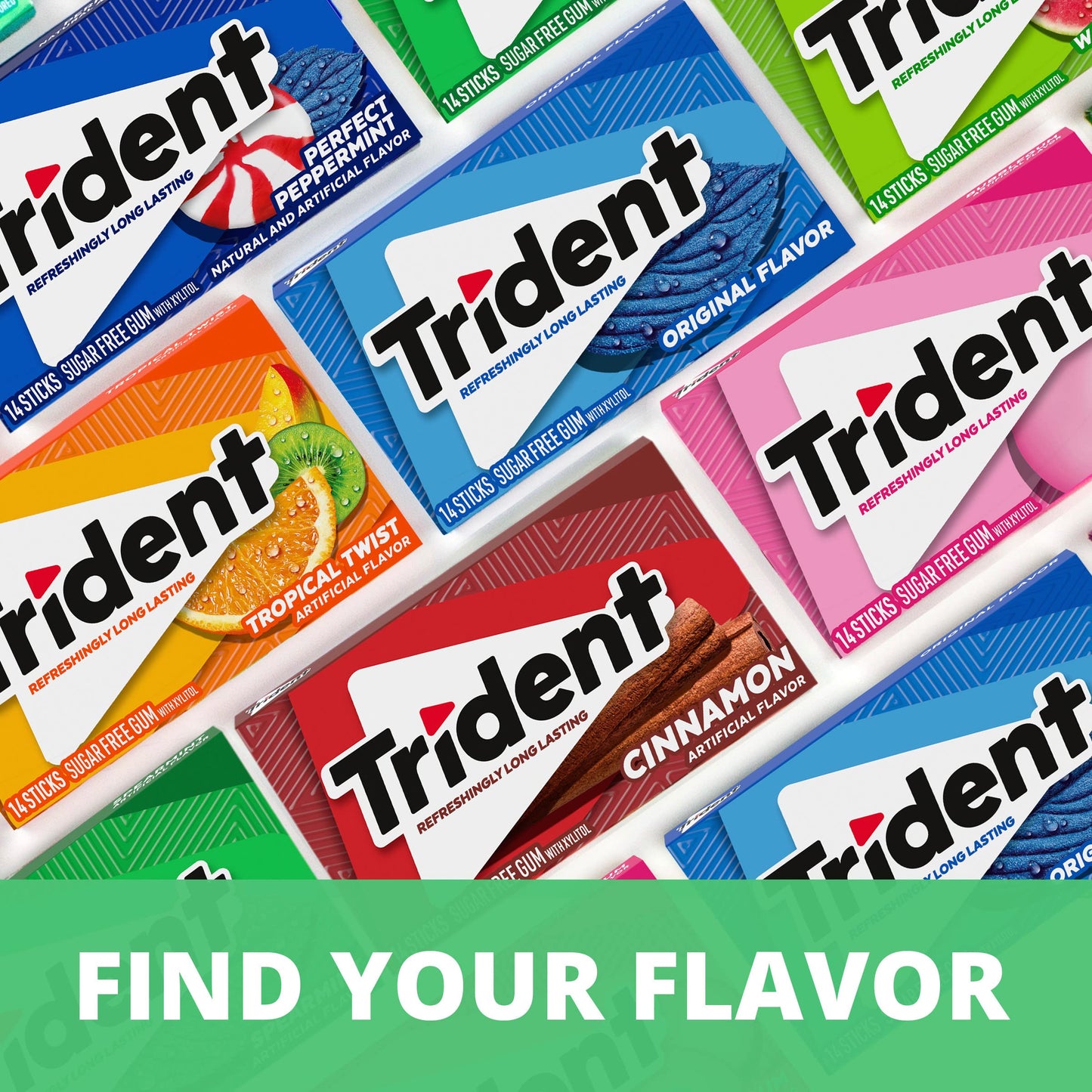 Trident Watermelon Twist Sugar Gum Watermelon Twist 14 Ct Pack Of 12