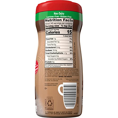 Nestle Sugar Free Chocolate Crème Coffee Mate Bottle, 289 g