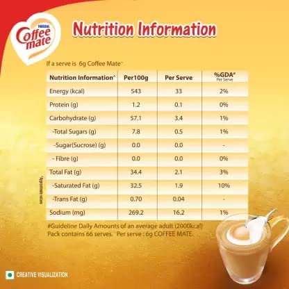 Nestlé Original Coffee Mate Creamer (Combo Pack Of 400G X 2)