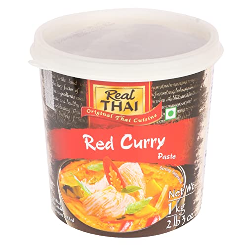 Real THAI Original Thai Cuisine Red Curry Paste, 35.27 oz ℮ 1 Kg