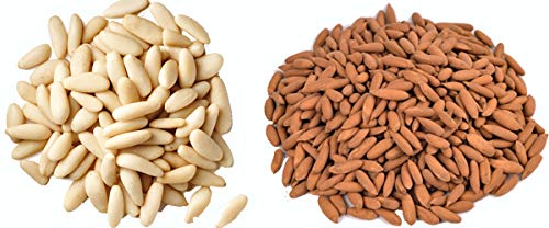 Food Library The Magic of Nature Afghan Pine Nuts (Chilgoza) with Shell, 200g