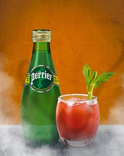 Perrier Carbonated Mineral Water • Water Captured at the Source in France, 11.16 fl oz ℮ 330 ml, 4 Pack