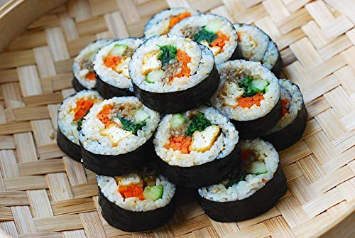 FOOD LIBRARY THE MAGIC OF NATURE Combo Of Food Library Sushi Rice, 200 G + Yoka Sushi Nori Roasted Seaweed Sheets, 50 Sheets,300 Grams