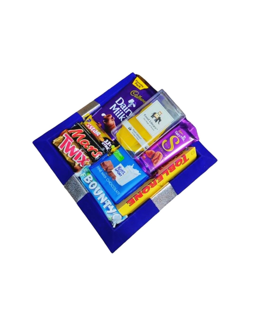 FOOD LIBRARY THE MAGIC OF NATURE Birthday/Anniversary/Christmas/Valentines/Diwali Chocolate Gift Hamper(Chocolate Obsession),500 Grams