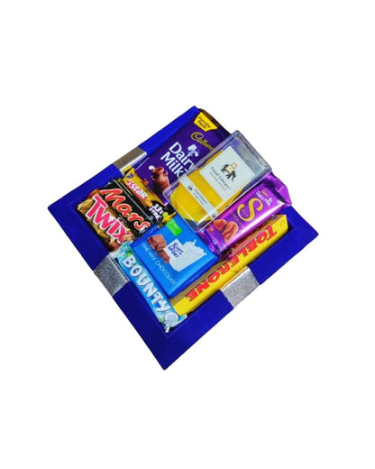 FOOD LIBRARY THE MAGIC OF NATURE Birthday/Anniversary/Christmas/Valentines/Diwali Chocolate Gift Hamper(Chocolate Obsession),500 Grams