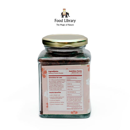 Food Library The Magic of Nature Dried Hibiscus Flower Tea, 100g