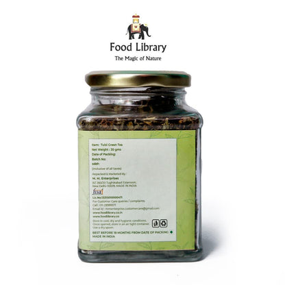 Food Library The Magic of Nature Herbal Tulsi Green Tea, 30g