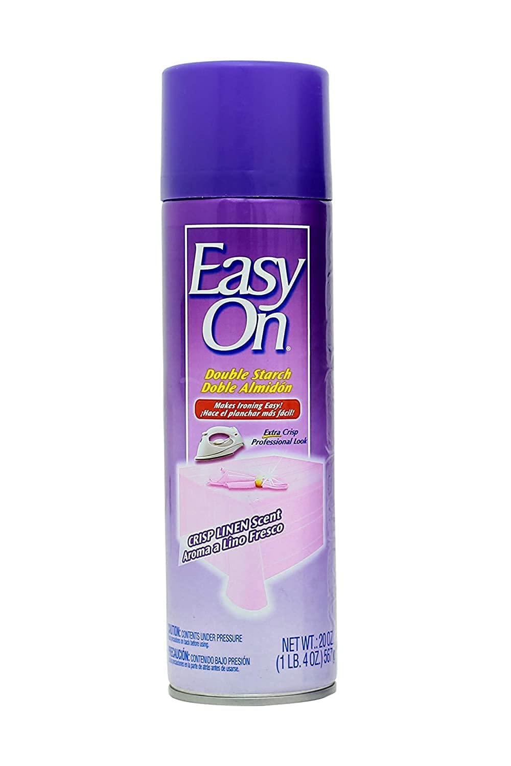 EASY ON POCKET Double Starch Fabric Care, Crisp Linen Scent, 20 Ounces