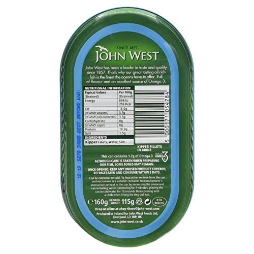 John West Kipper Fillets in Brine, 160g
