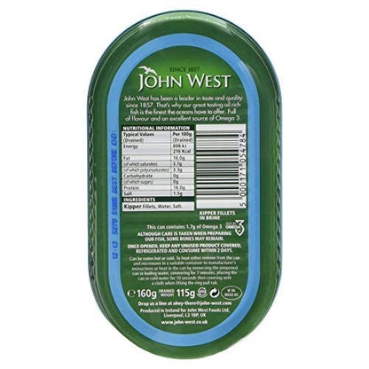 John West Kipper Fillets in Brine, 160g
