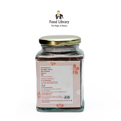 Food Library The Magic of Nature Dried Hibiscus Flower Tea, 100g