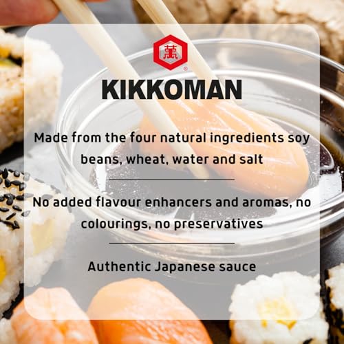 Kikkoman Soy Sauce Naturally Brewed 150ml ( Pack of 2 )