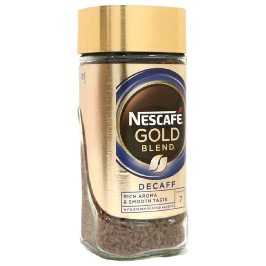 Nescafe Gold Blend Decaff Ground Coffee Bottle|Rich Aroma & Smooth Taste, 3.35 Oz,95 G