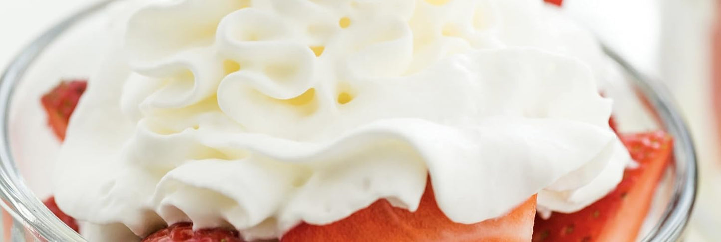 Dorlay Squirty Dessert Topping - Decorative Topping Based on Skimmed Milk and Vegetable Fat- UHT Sterilised 250gm