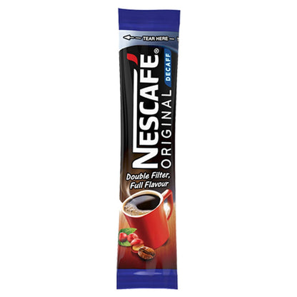 Nescafe Original Decaffeinated Double Filtered Coffee Sticks, Sachets, 0.06 Oz / 1.8 G, 20 Pack