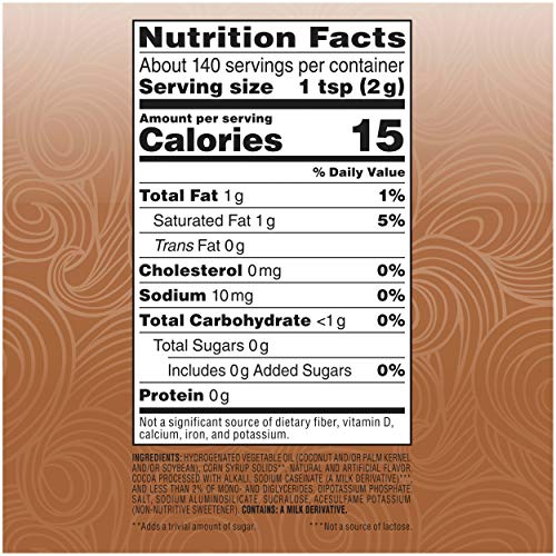 Nestle Sugar Free Chocolate Crème Coffee Mate Bottle, 289 g